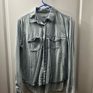 Aeropostale Light Blue Denim Shirt